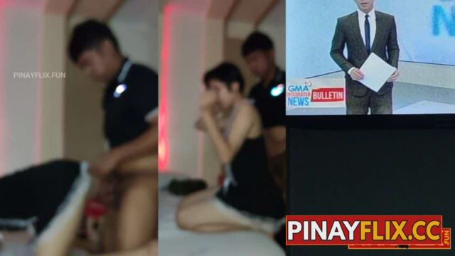 Pinasok Ang Batuta Habang Nanonood ng Balita